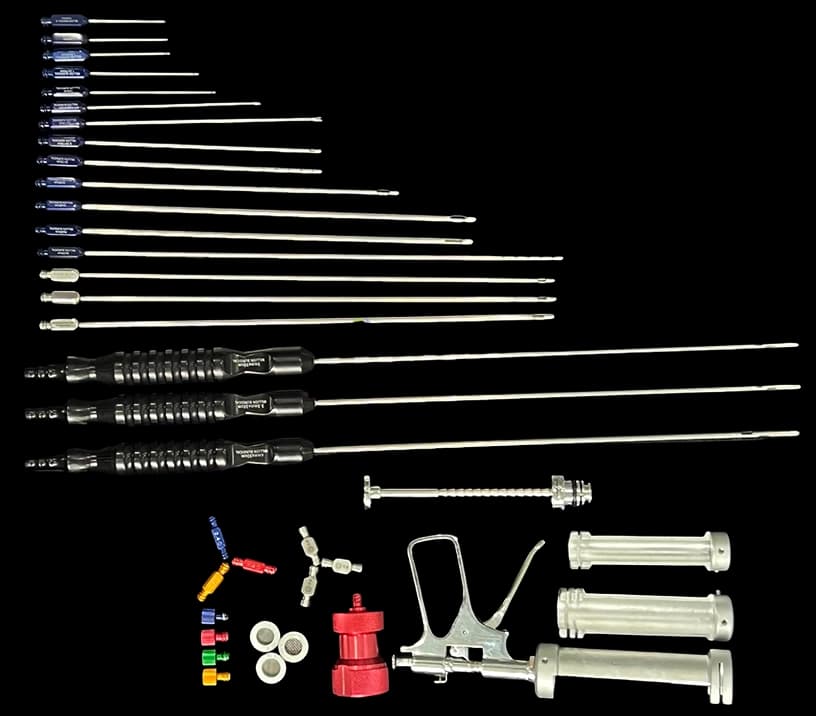 BỘ DỤNG CỤ HÚT MỠ - ảnh sản phẩm nền trong suốt 1