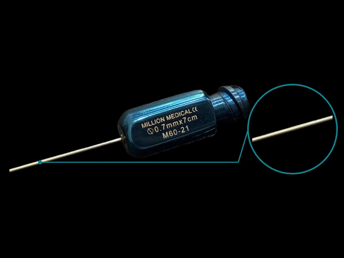 CÂY CẤY MỠ ĐẦU TÙ TRÒN 0.7MM x 7CM - ảnh sản phẩm nền trong suốt 1