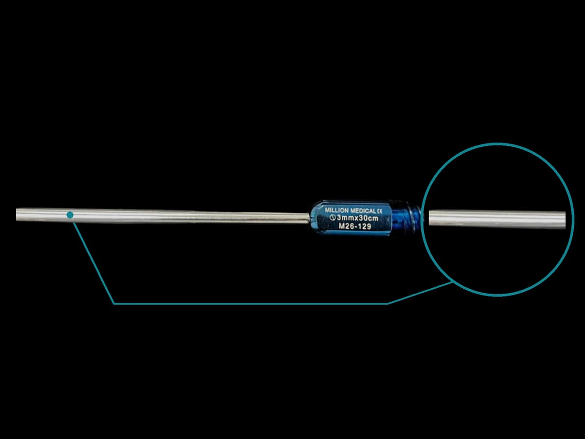 CÂY HÚT MỠ 3 LỖ 3.0MM x 30CM - ảnh sản phẩm nền trong suốt 1