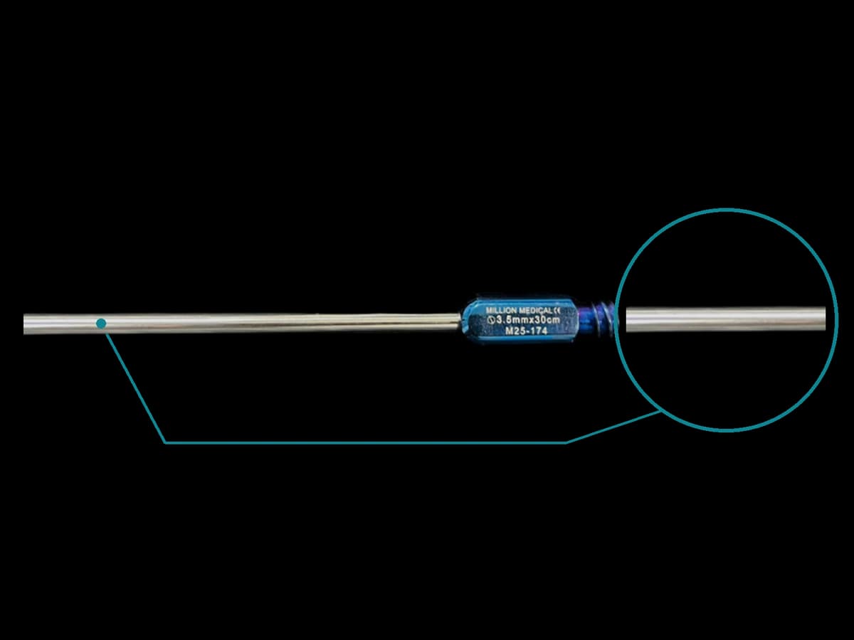CÂY HÚT MỠ 3 LỖ 3.5MM x 30CM - ảnh sản phẩm nền trong suốt 1
