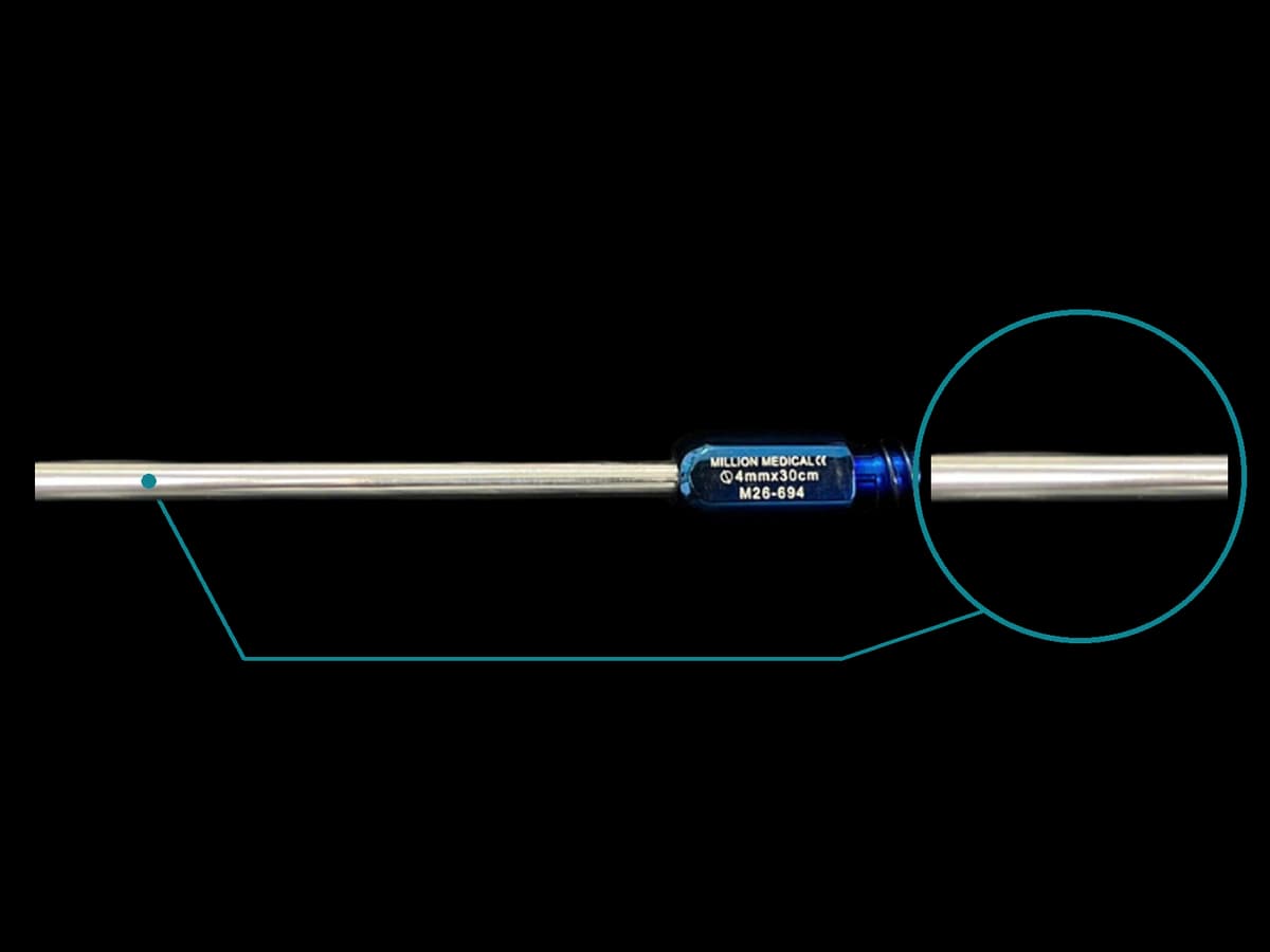 CÂY HÚT MỠ 3 LỖ 4.0MM x 30CM - ảnh sản phẩm nền trong suốt 1