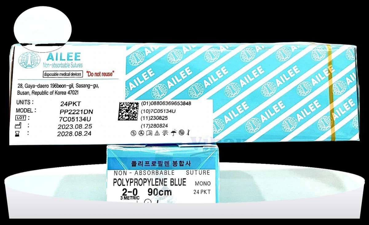 Chỉ Phẫu Thuật Ailee – Polypropylene - ảnh sản phẩm nền trong suốt 1