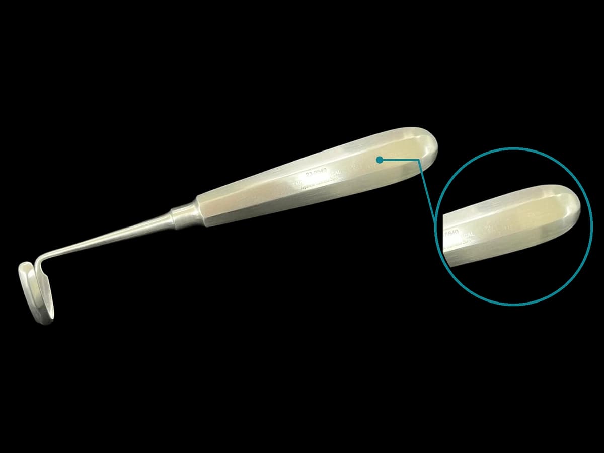 DỤNG CỤ LẤY SỤN SƯỜN 1 ĐẦU TRÁI/PHẢI (17cm) - ảnh sản phẩm nền trong suốt 1