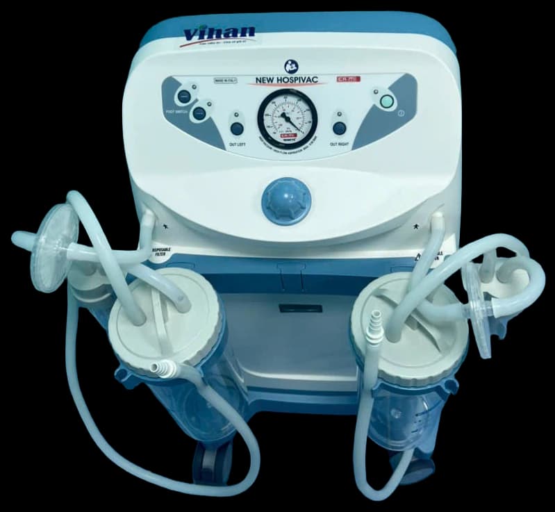 Máy hút dịch phẩu thuật CAMI New Hospivac 400 - ảnh sản phẩm nền trong suốt 1