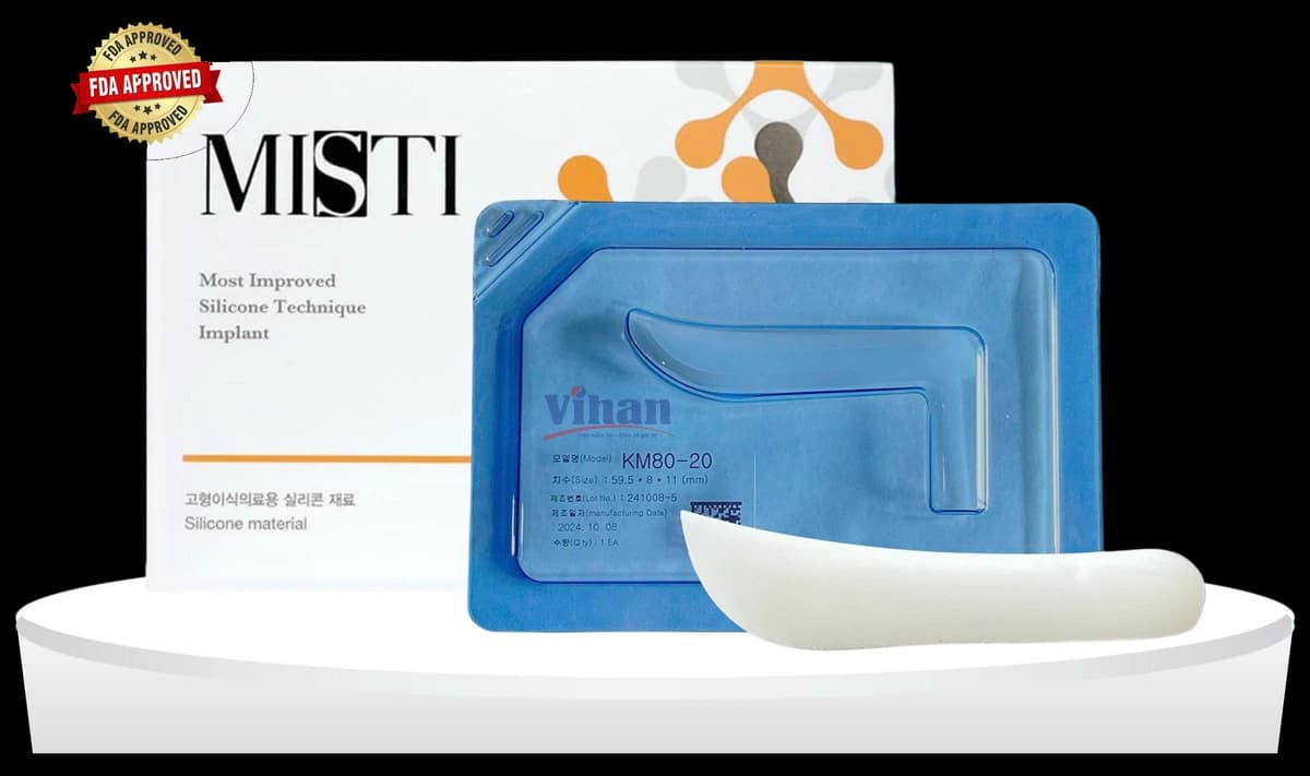 NOSE IMPLANT MATERIAL MISTI Keosan KM80-20 - product photo with transparent background 1