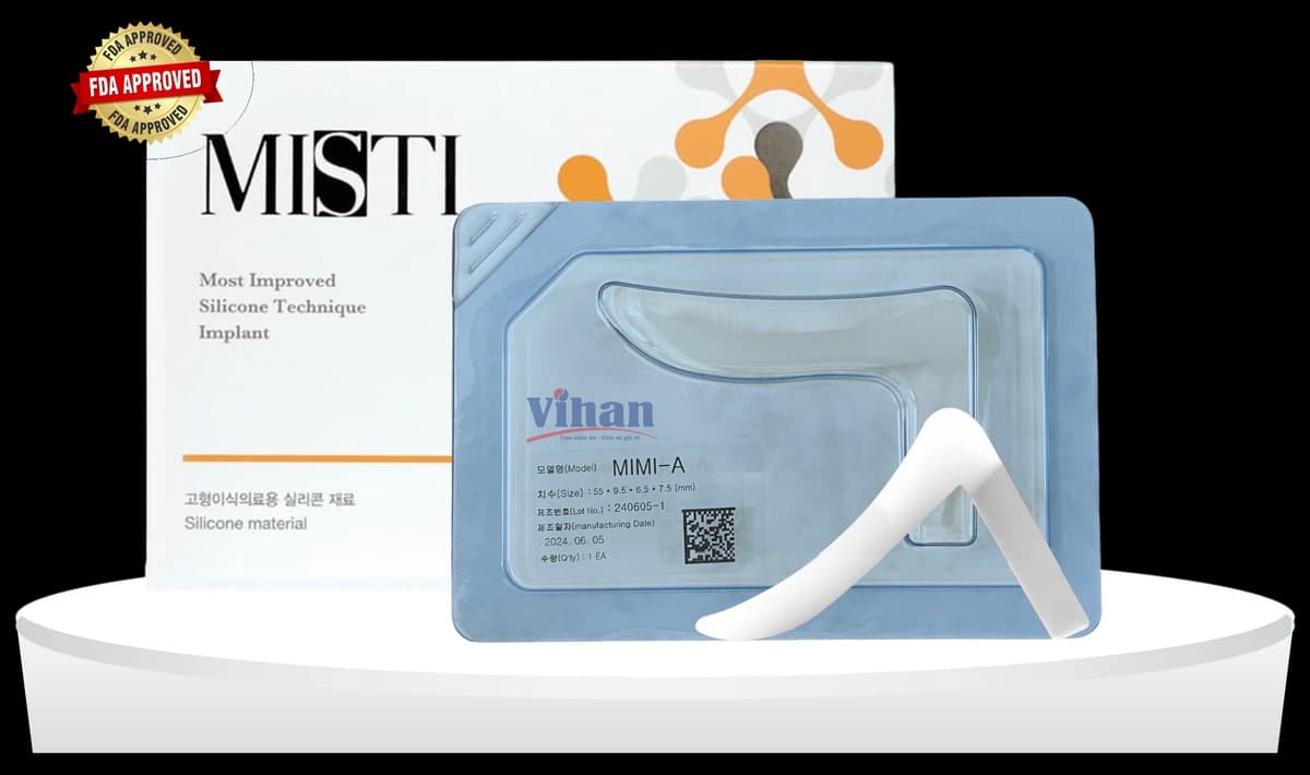 MISTI Keosan NOSE IMPLANT MATERIAL - MIMI A - product photo with transparent background 1