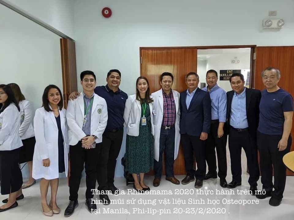 Ảnh lưu trữ bài viết RHINOMAMA 2020 hướng dẫn trên mô hình mũi Osteopore tại Manila , Philippines ngày 20-23/2019