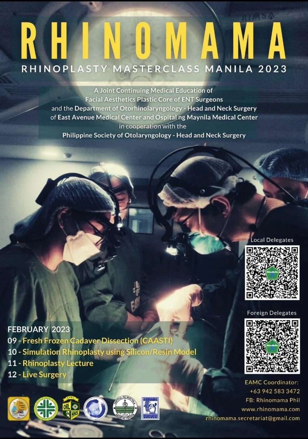 Ảnh lưu trữ bài viết RhinoMama 2023 ( Rhinoplasty Masterclass Manila) là khóa đào tạo chuyên sâu về mũi cấu trúc